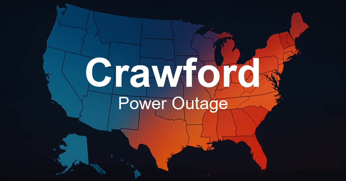 Crawford Power Outages Live Outage - Crawford 4 