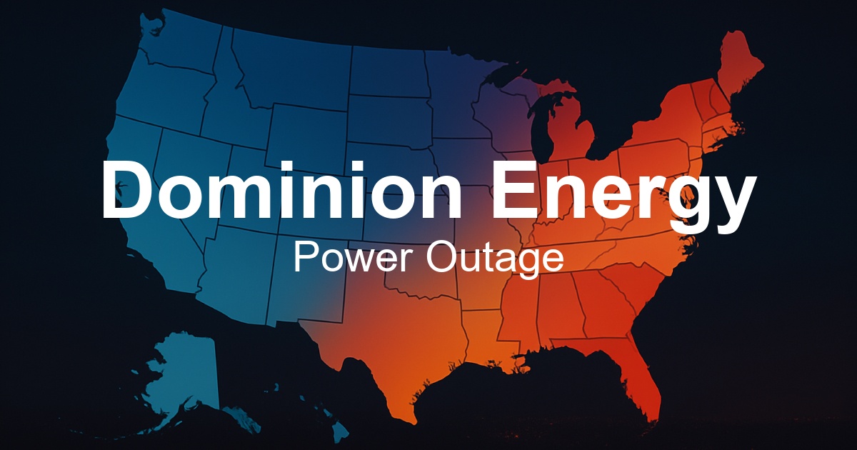 Dominion Energy Power Outages Live Outage Map & Current Status