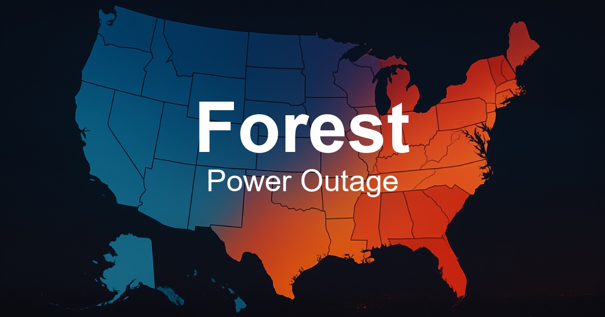 Forest Power Outages - Live Outage Map & Current Status