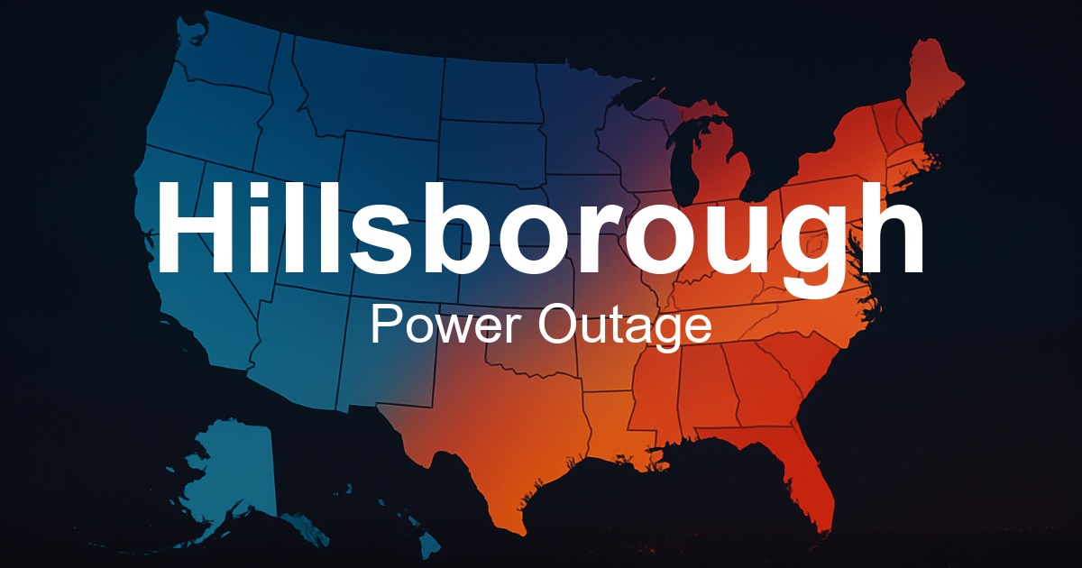 Hillsborough Power Outages - Live Outage Map & Current Status