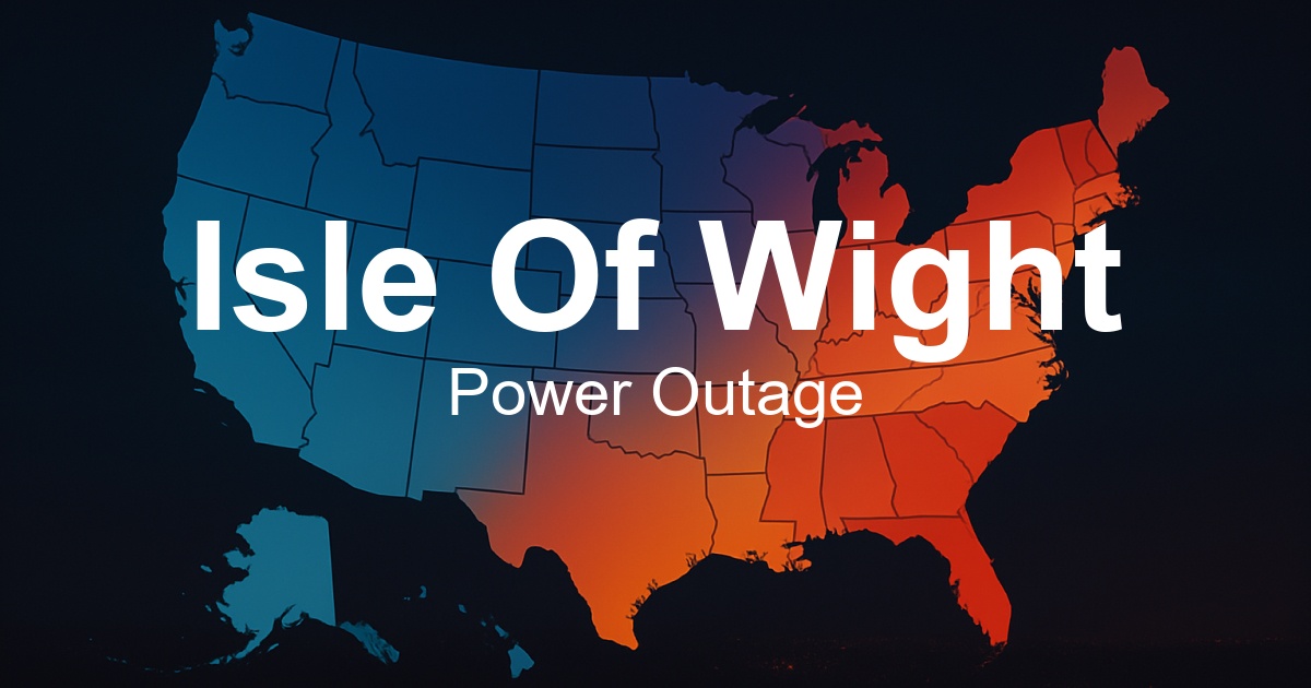 Isle Of Wight Power Outages - Live Outage Map & Current Status