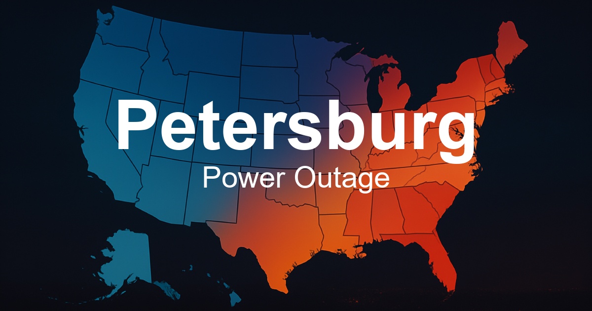 Petersburg Power Outages - Live Outage Map & Current Status