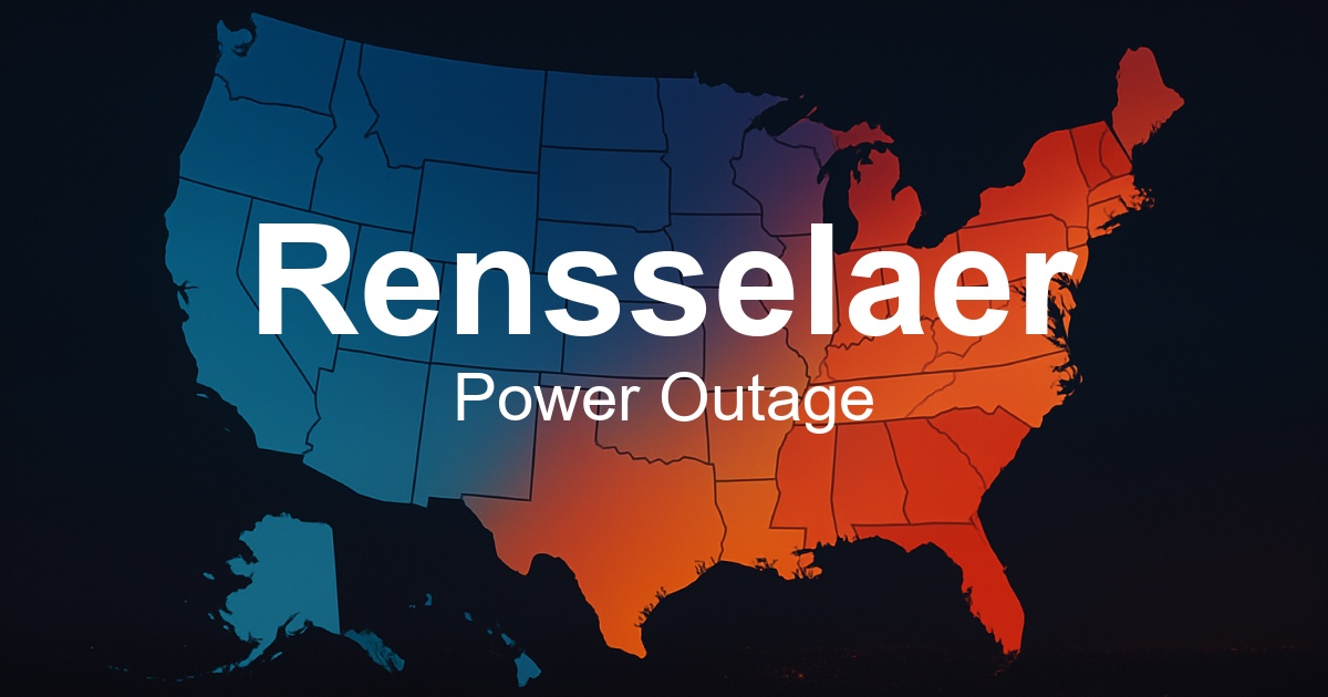 Rensselaer Power Outages - Live Outage Map & Current Status