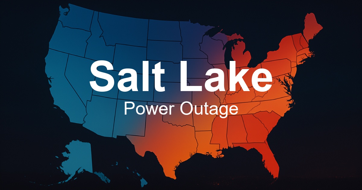 Salt Lake Power Outages - Live Outage Map & Current Status