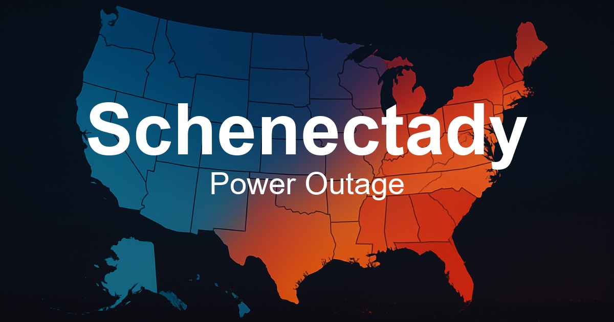 Schenectady Power Outages - Live Outage Map & Current Status