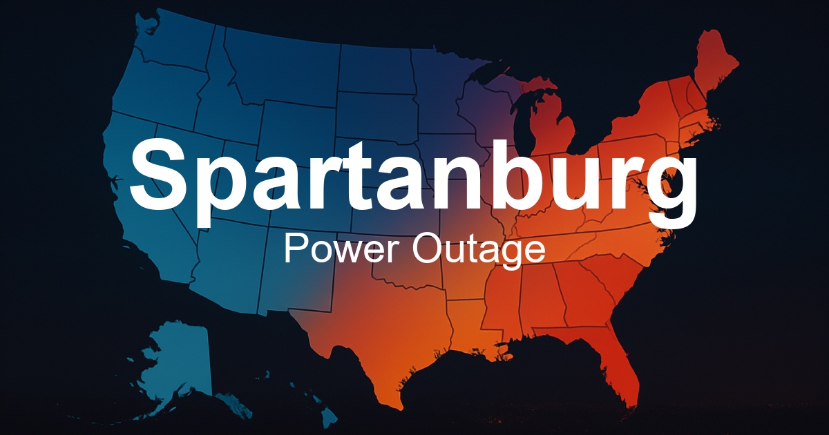 Spartanburg Power Outages - Live Outage Map & Current Status