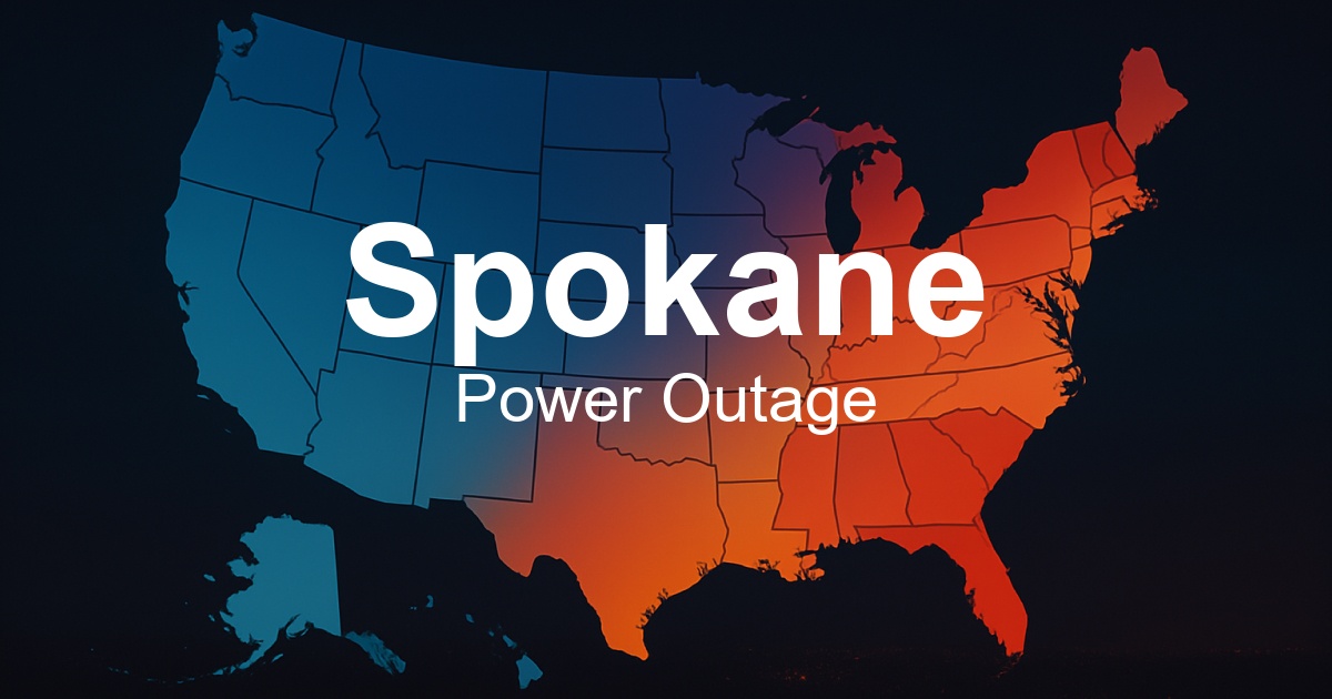 Spokane Power Outages - Live Outage Map & Current Status