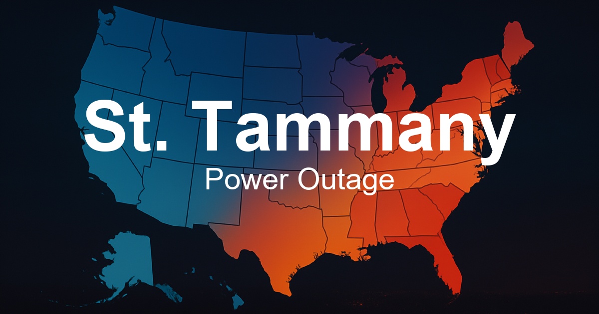 St. Tammany Power Outages - Live Outage Map & Current Status