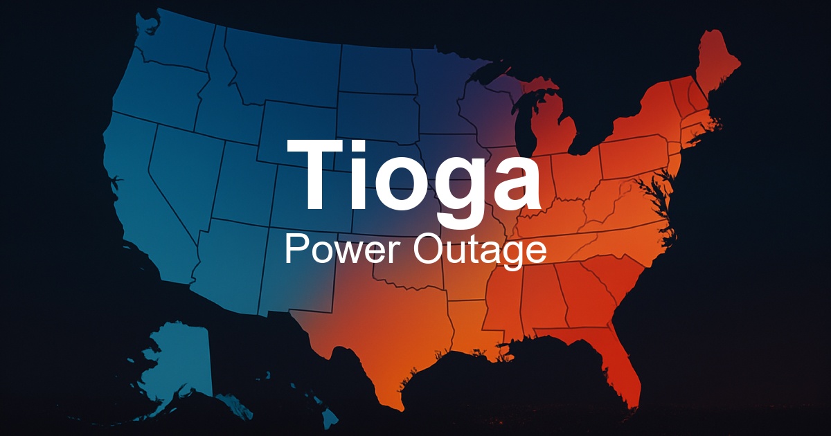 Tioga Power Outages - Live Outage Map & Current Status